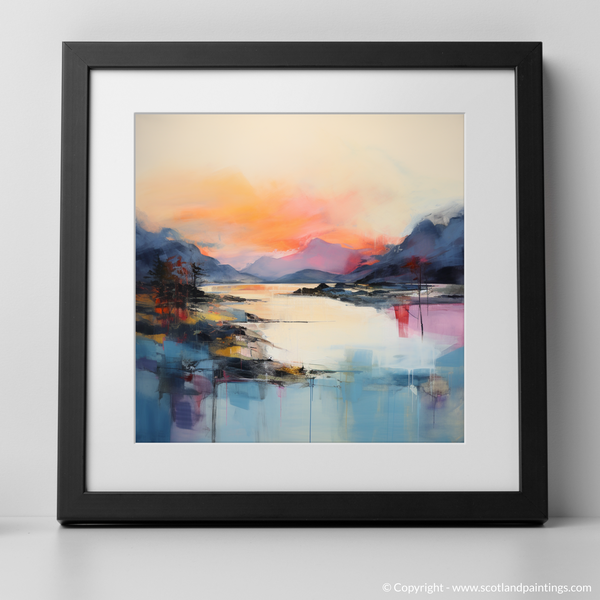 Framed version of Shieldaig Bay