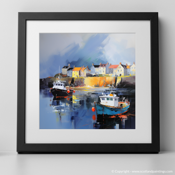 Framed version of Charlestown Harbour