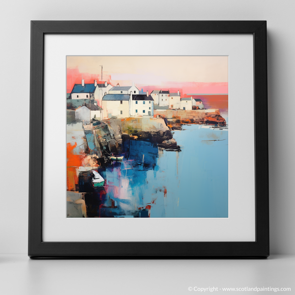 Framed version of Portsoy Harbour