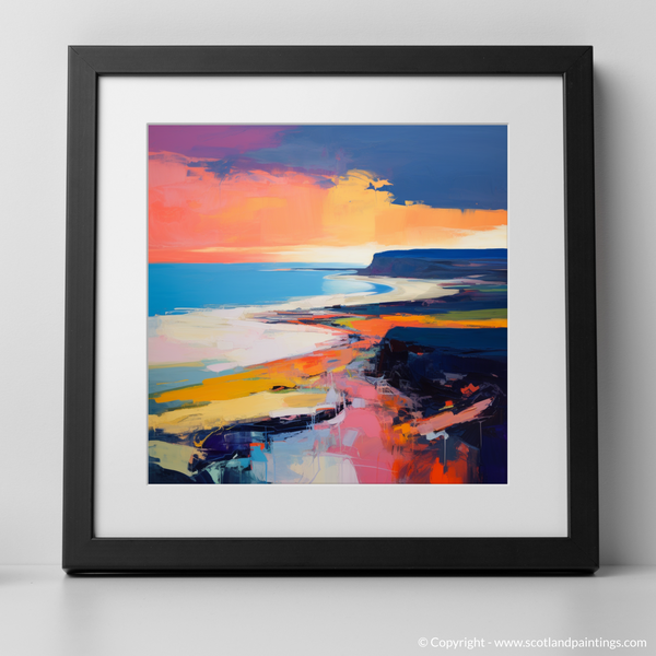 Framed version of Lunan Bay