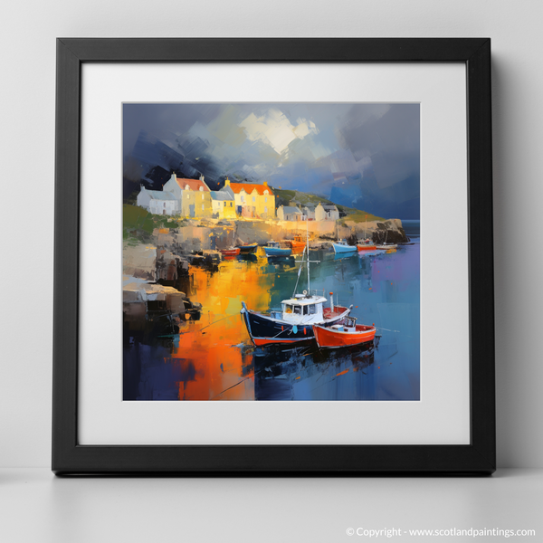 Framed version of St Abba's Harbour