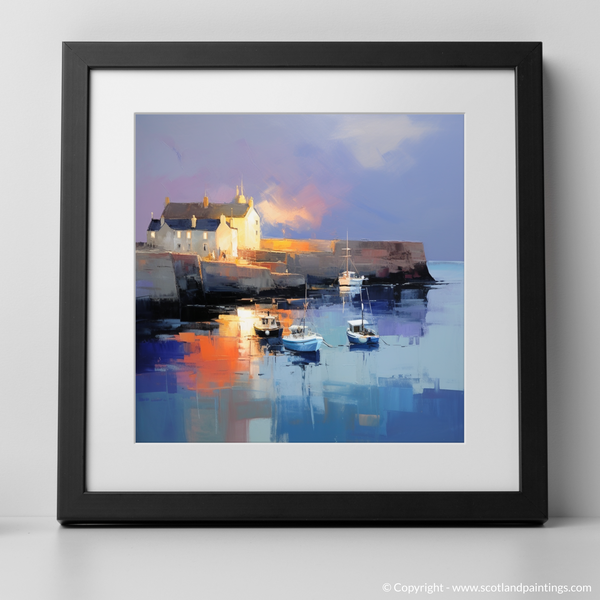 Framed version of Crail Harbour