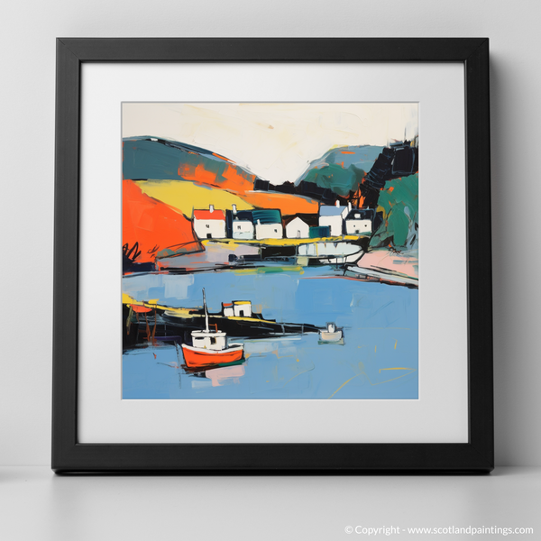 Framed version of Cove Harbour