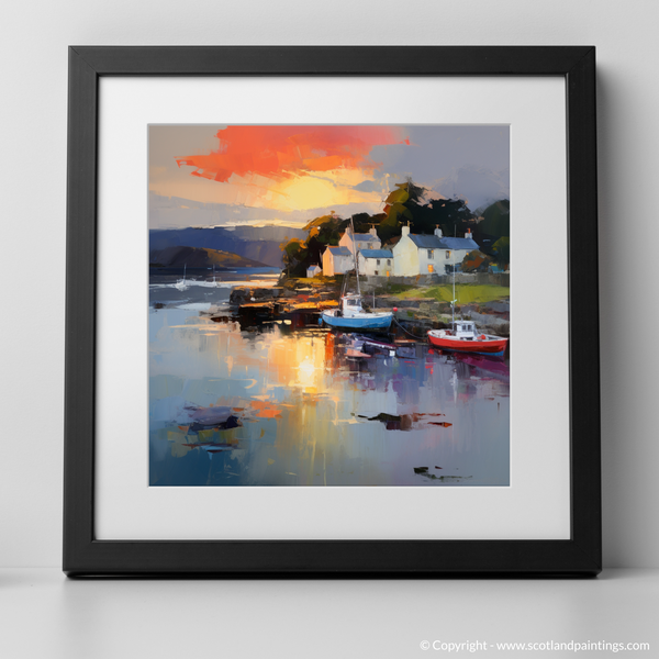 Framed version of Tayvallich Harbour