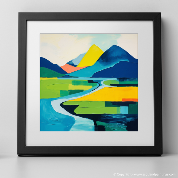 Framed version of Loch Leven