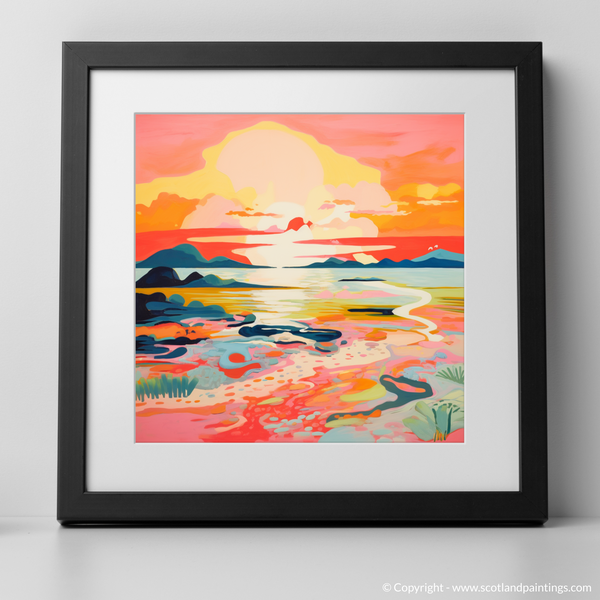 Framed version of Coral Beach