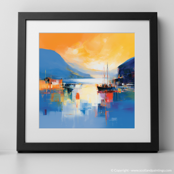 Framed version of Lochranza Harbour