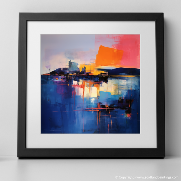 Framed version of Oban Harbour