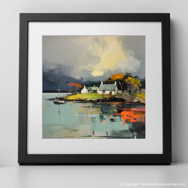 Framed version of Port Appin Harbour