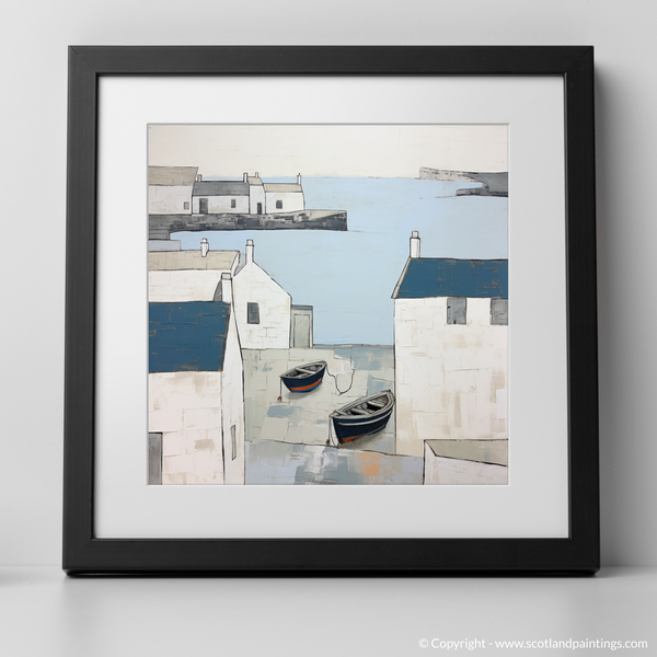 Framed version of Portnahaven Harbour