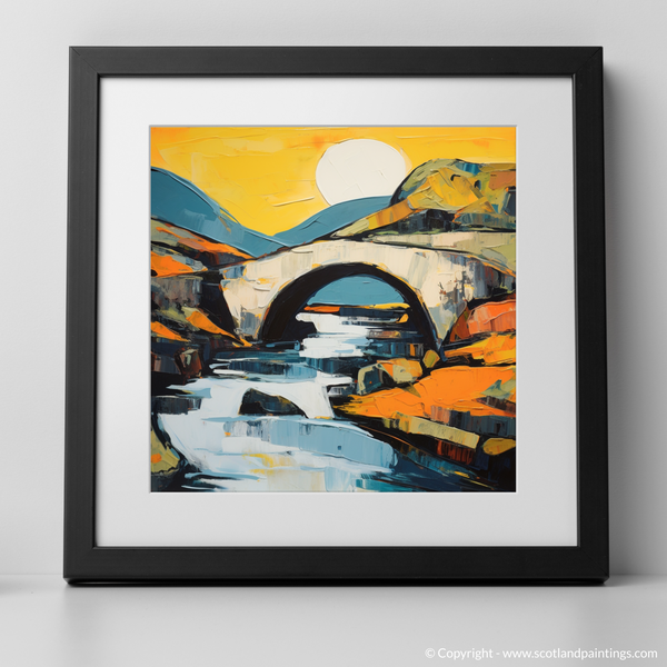 Framed version of Clachan Bridge