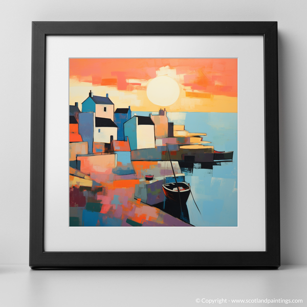 Framed version of Crail Harbour