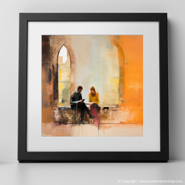 Framed version of Melrose Abbey