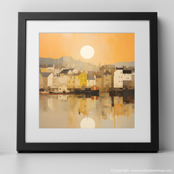 Framed version of Oban Harbour