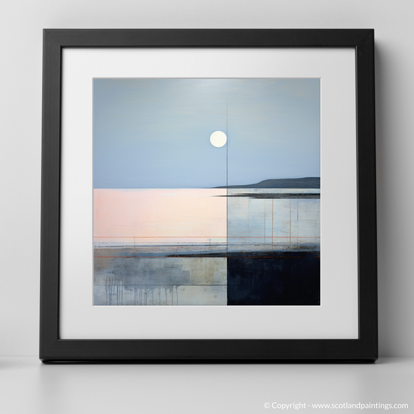 Framed version of Lunan Bay