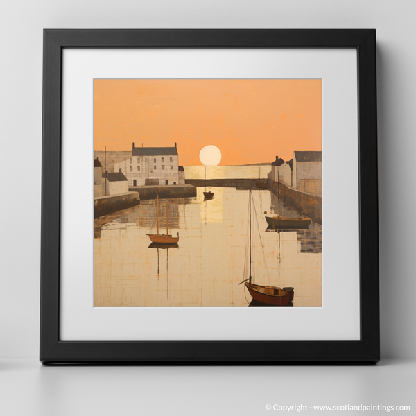 Framed version of Eyemouth Harbour