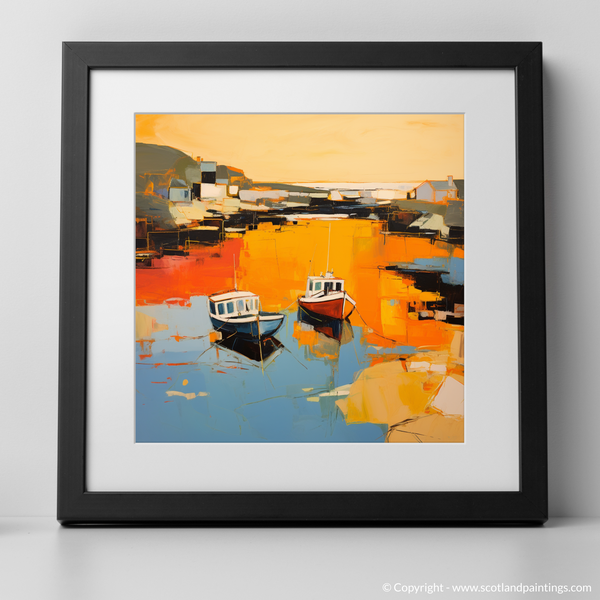 Framed version of Port Ellen Harbour