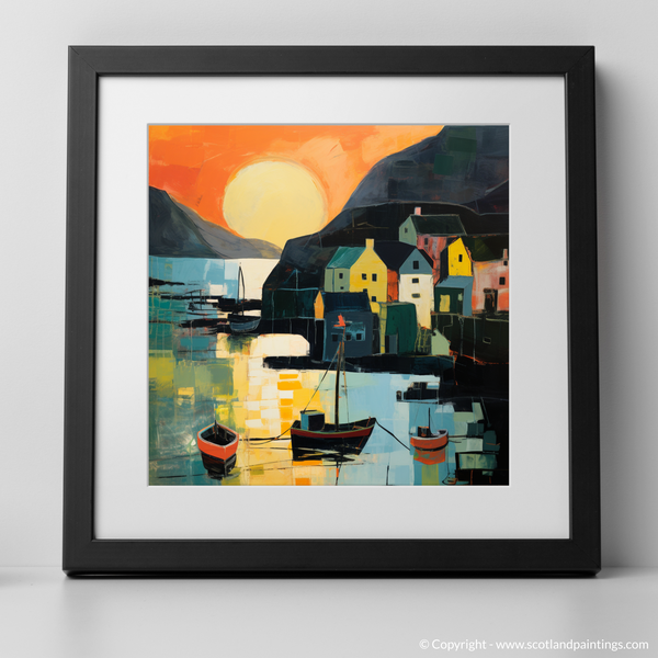 Framed version of Gardenstown Harbour