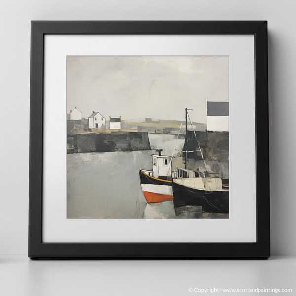 Framed version of Port Ellen Harbour