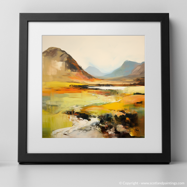 Framed version of Glen Coe