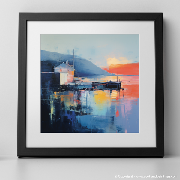 Framed version of Lochranza Harbour