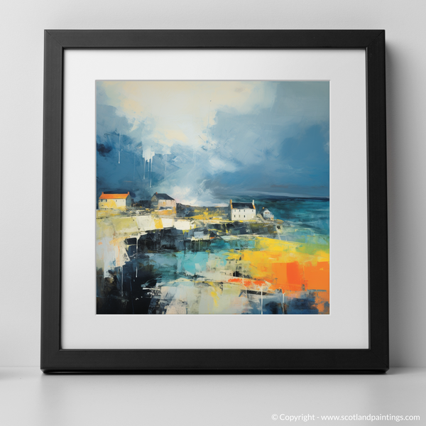 Framed version of Portsoy Harbour