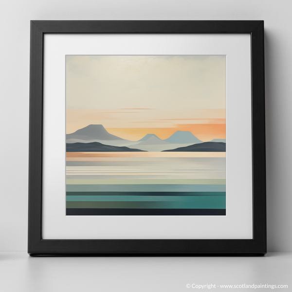 Framed version of Isle of Canna