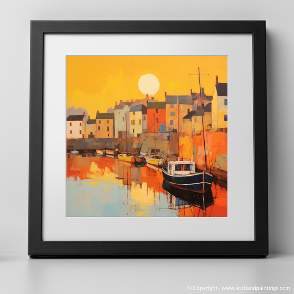 Framed version of Eyemouth Harbour