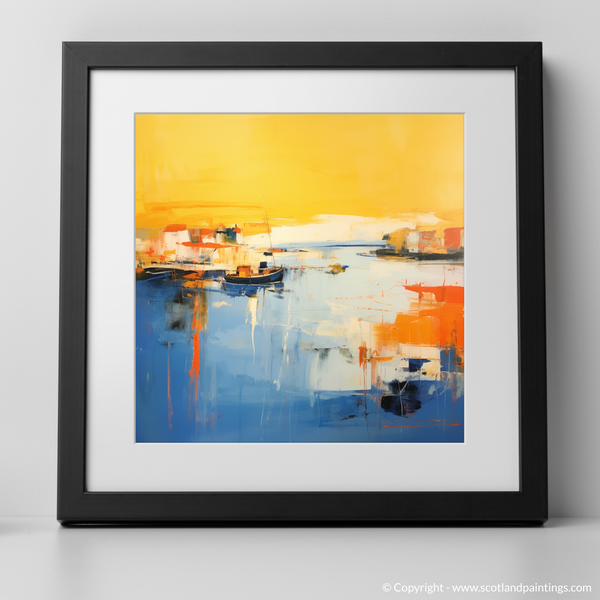 Framed version of Portnahaven Harbour