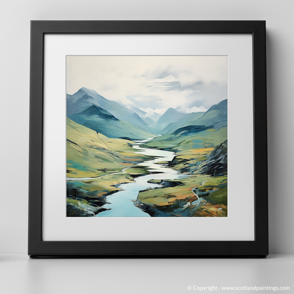 Framed version of Glen Shiel