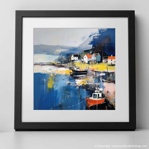 Framed version of Findochty Harbour