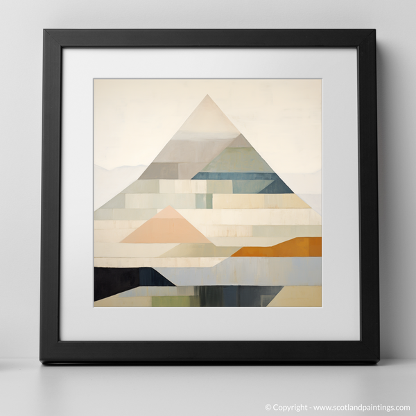 Framed version of Mount Keen