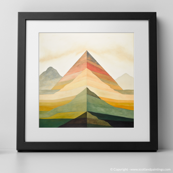 Framed version of Mount Keen