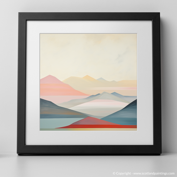 Framed version of Ben Lawers