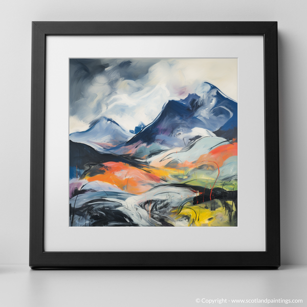 Framed version of Meall nan Tarmachan