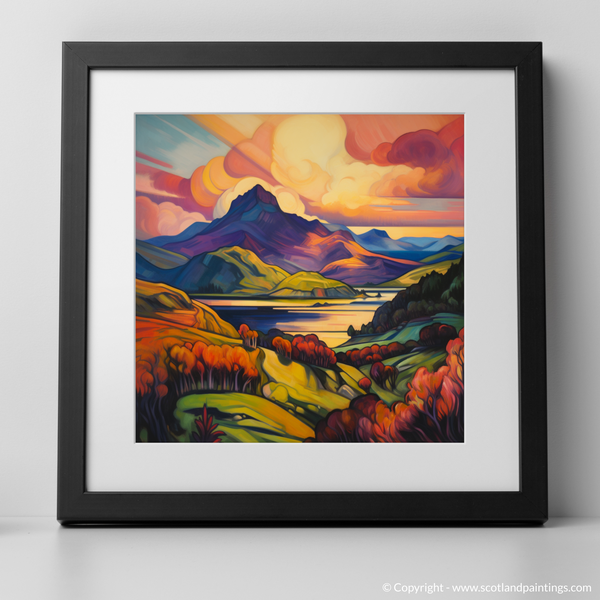 Framed version of Ben Lomond