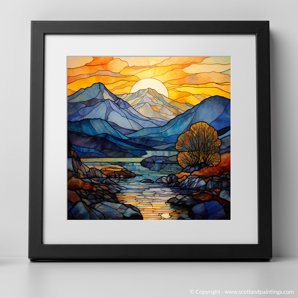 Framed version of Ben Lawers