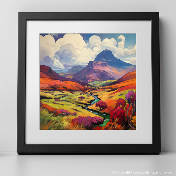 Framed version of Meall nan Tarmachan