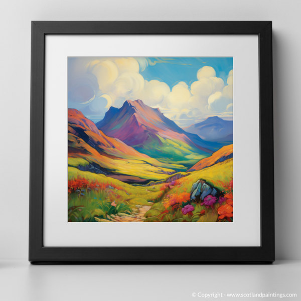 Framed version of Meall nan Tarmachan