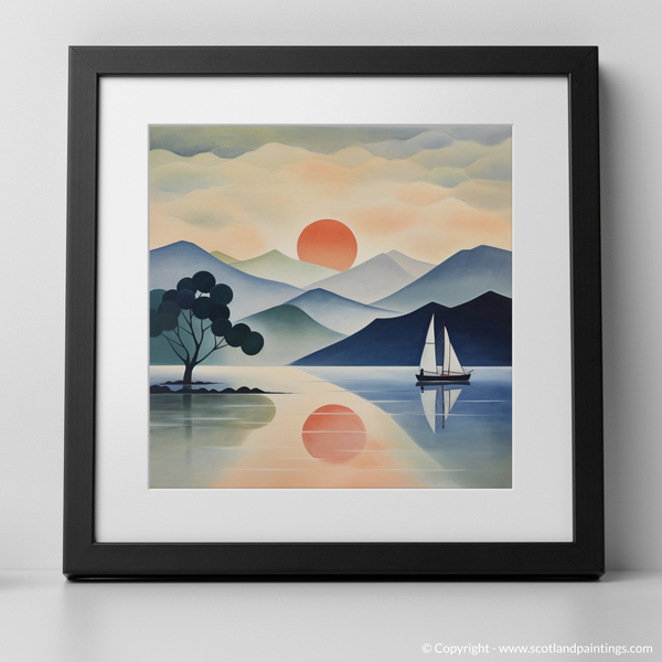 Framed version of Loch Lomond