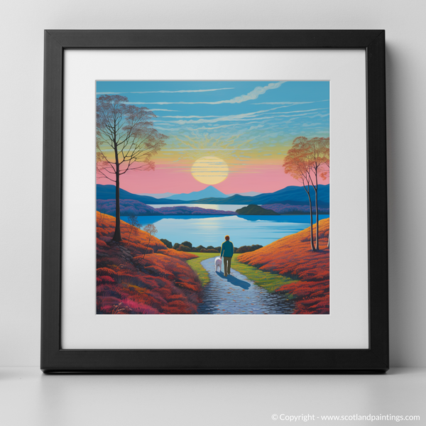 Framed version of Loch Lomond