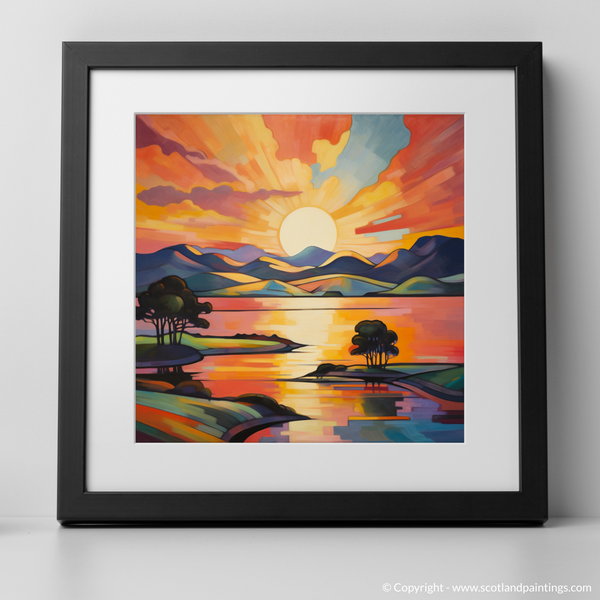 Framed version of Loch Lomond