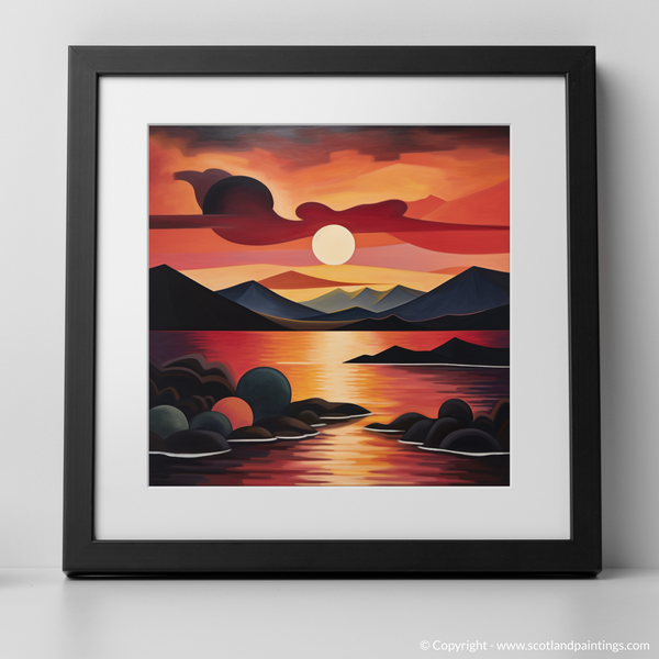 Framed version of Loch Lomond