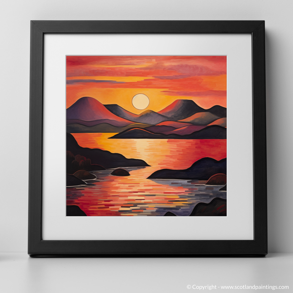 Framed version of Loch Lomond