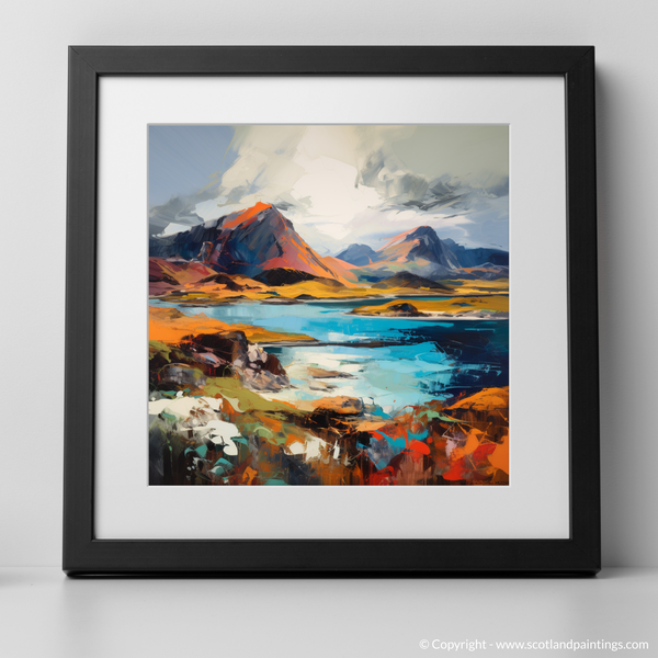 Framed version of Isle of Rum