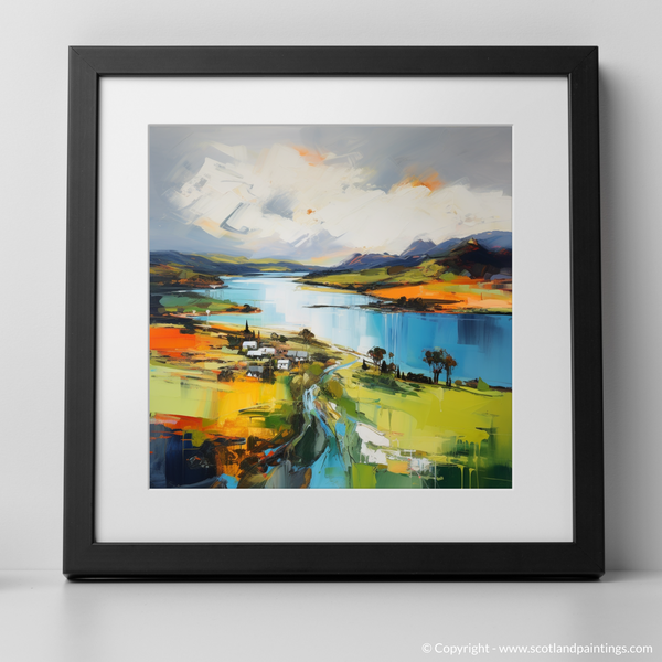 Framed version of Loch Leven