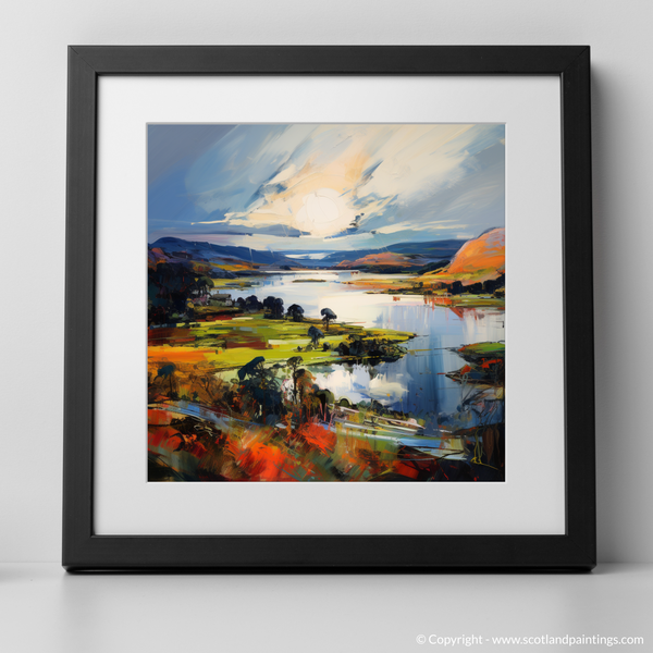 Framed version of Loch Leven