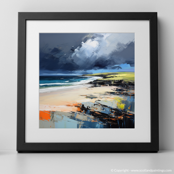 Framed version of St Cyrus Beach