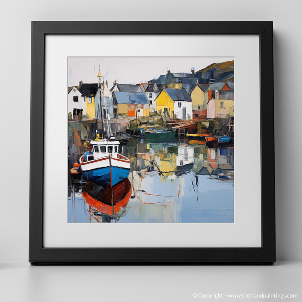 Framed version of St Abba's Harbour