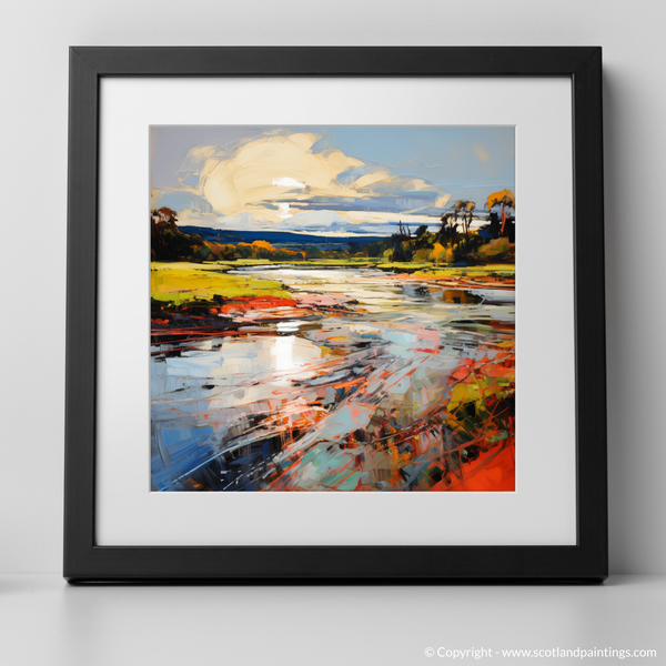 Framed version of River Nith